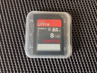 Speicherkarte SD - 1 x 8 GB SanDisk Ultra SDHC I Class 6 inkl. Schutzbox.jpg
